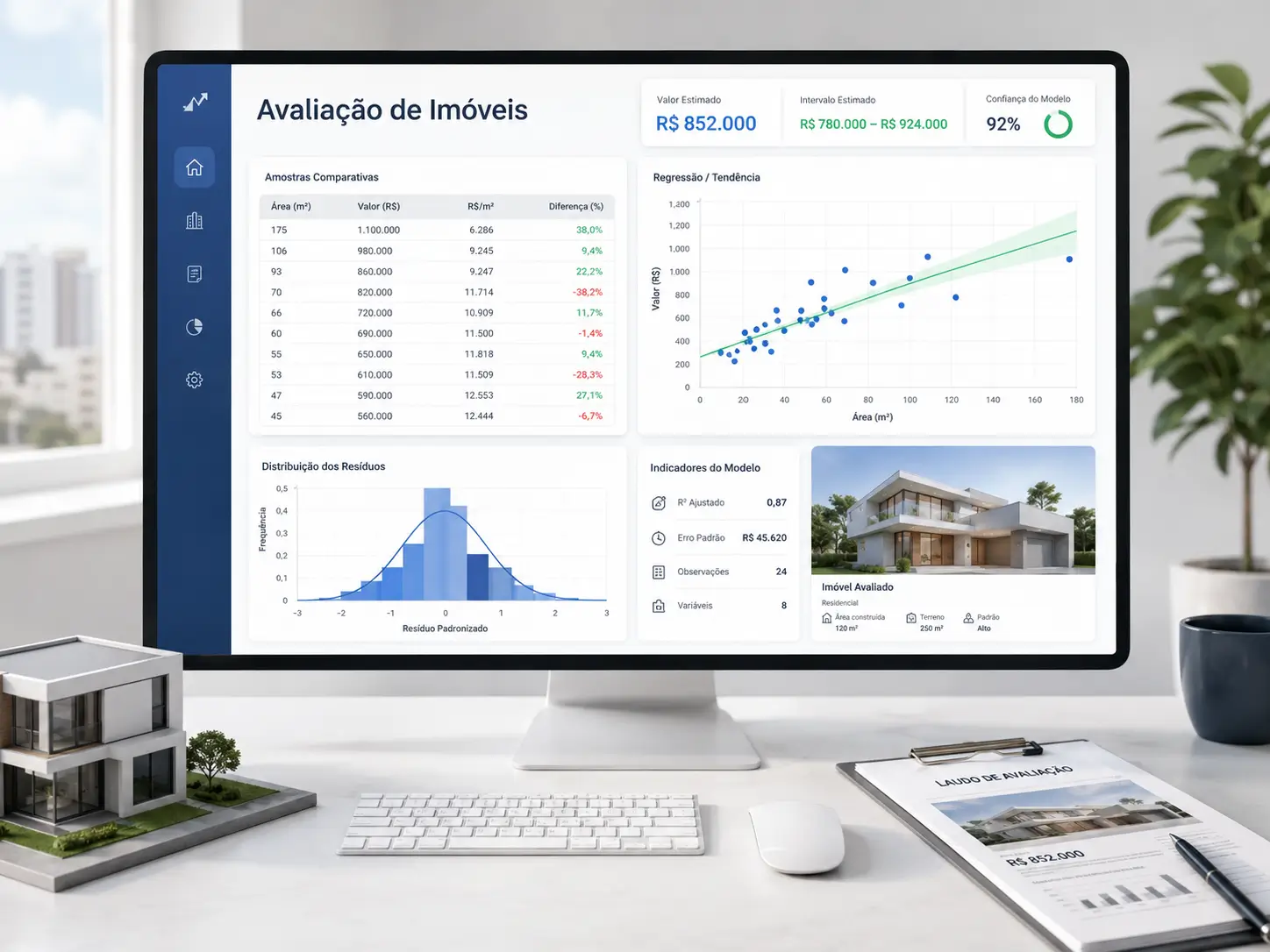 Software de avaliação de imóveis utilizado pela NA Perícias conforme NBR 14.653